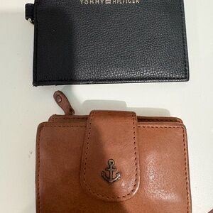 Tommy Hilfiger Black and Brown Leather Key Holder (Selling together)